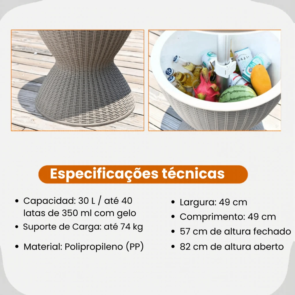 Imagem 5 da mesa cooler bar