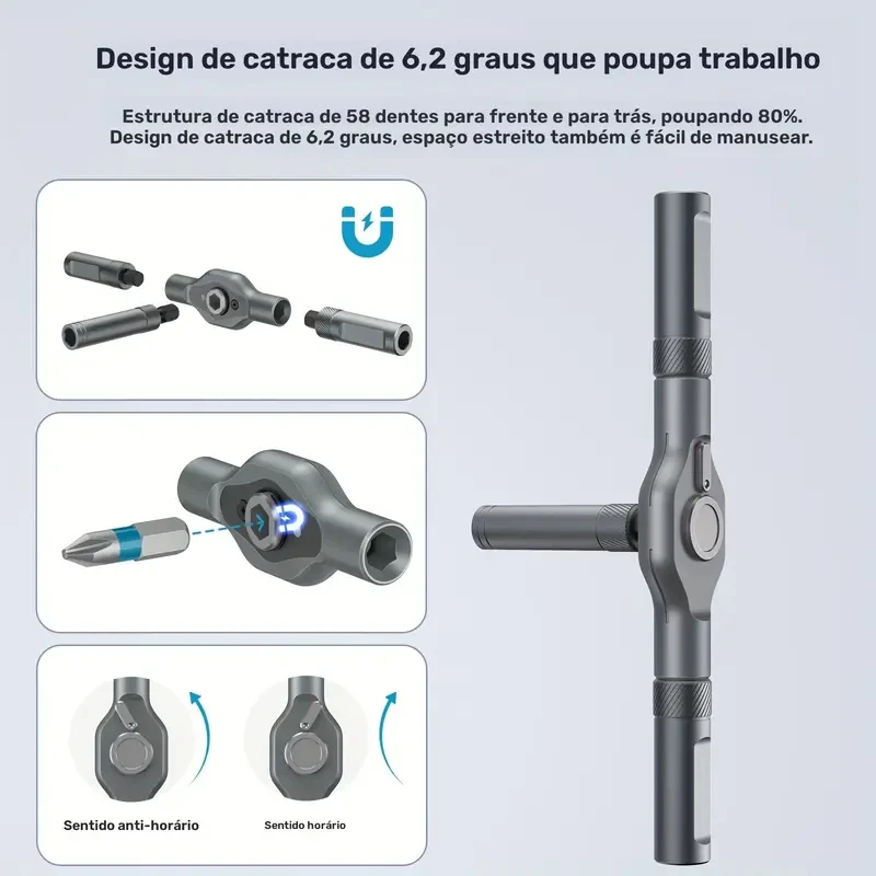 Imagem 5 do kit chave catraca 24 em 1